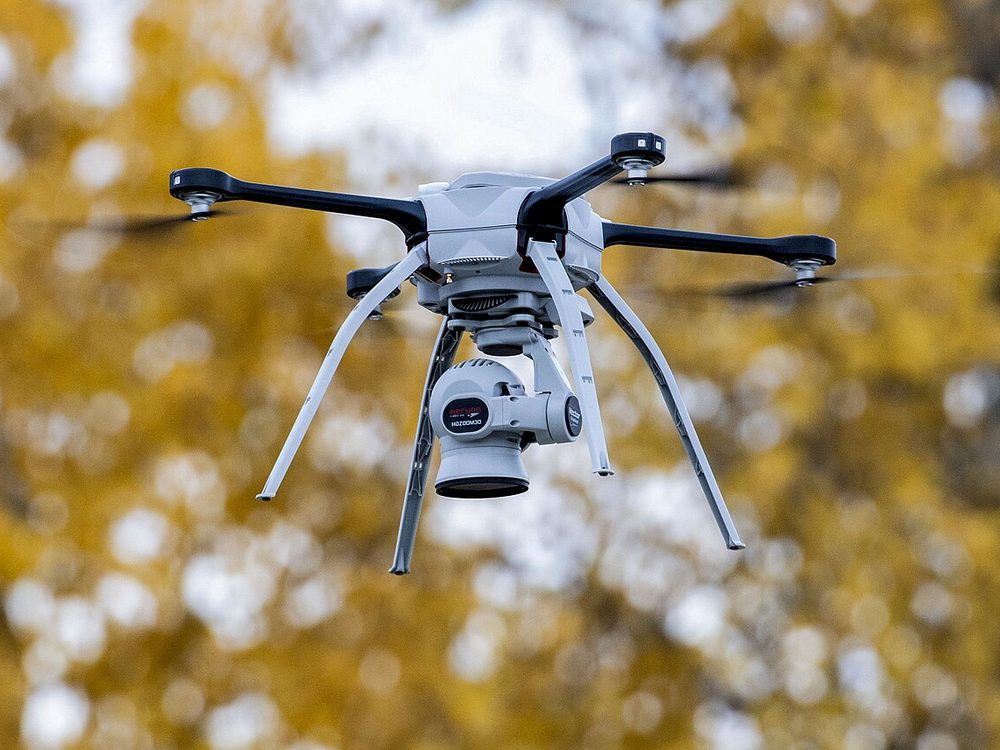 Tomas con drone